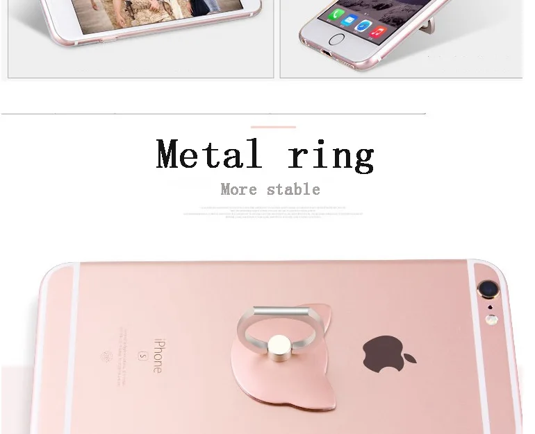 Держатель-подставка для телефона с кольцом на палец, 360 градусов, Высокопрочное крепление в виде кошачьей головы для iPhone XS, держатель для смартфона