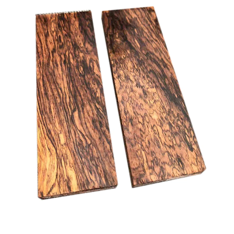 2 шт. Ручка ножа ценное дерево 12x4x1 см DIY нож сандаловое розовое Африканское черное