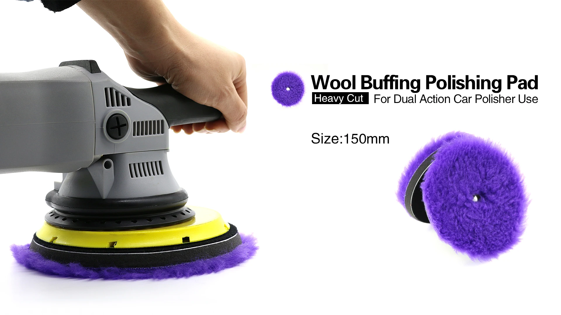 DETAILING 5"/6" Wool Polishing Disc Car Waxing Polishing ing Pad Car Paint Care Polisher Pads Auto Washing Accessories car polishing pad car polish pad wool polishing pad