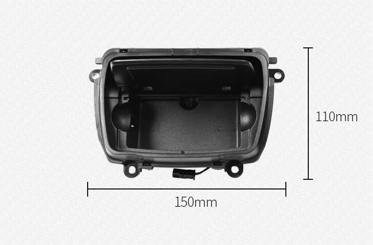 Черный ABS передняя центральная консоль пепельница в сборе коробка хорошо подходит для BMW 5 серии F10 F11 F18 520 525 OEM 51169206347 автостайлинг