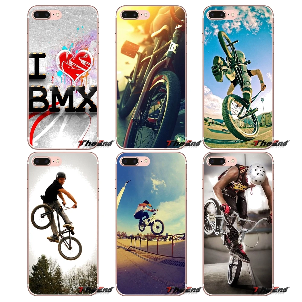 Велосипедный мотокросс плеер BMX велосипед для iPhone X 4 4S 5 5S 5C SE 6 6S 7 8 Plus Samsung Galaxy J1 J3 J5