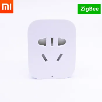 

Xiaomi Mijia Zigbee Smart Socket Plug Wifi Remote Control Timer Charger Wireless Control US EU UK Plug For Andriod