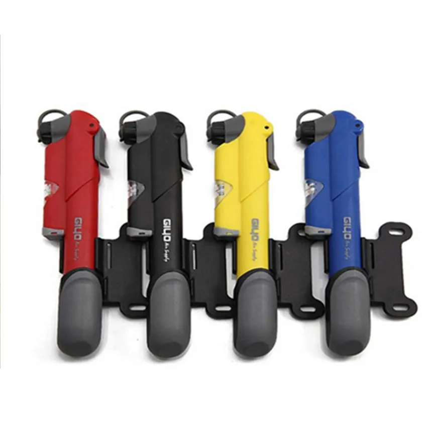 

Mini Portable Bike Pump Dual High-Strength Air Pump Plastic Bicycle Cycling Road Tire Inflator 120 PSI Black Accessories 1 Pc
