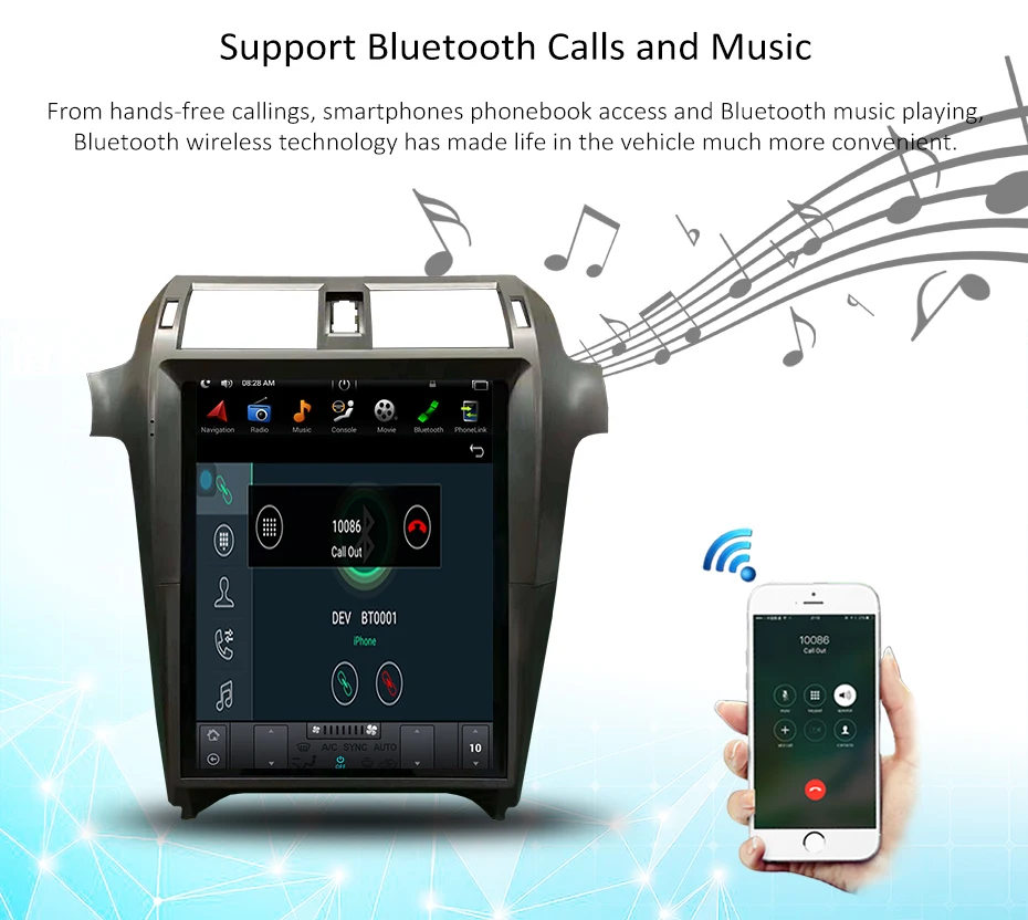 Cheap Android Tesla style Car DVD Player GPS Navigation For Lexus GX400 GX460 2016 2017 2018 head unit multimedia radio tape recorder 6