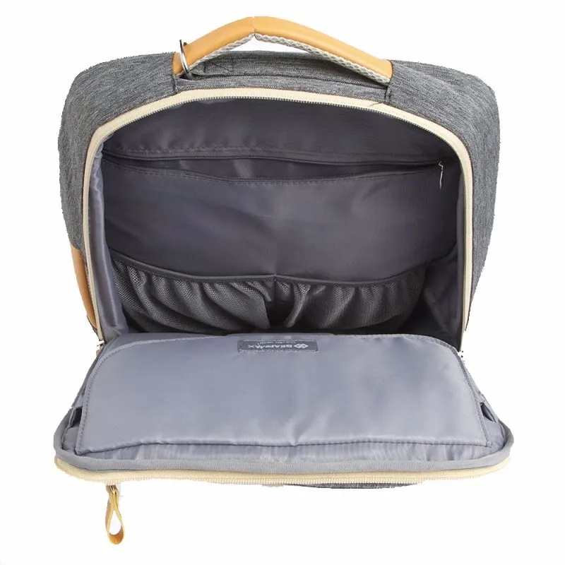 Gearmax рюкзак для мужчин и женщин рюкзак для ноутбука 15 15,6 17,3 рюкзак для ноутбука Серый Синий Школьный рюкзак сумка для ноутбука Повседневная деловая