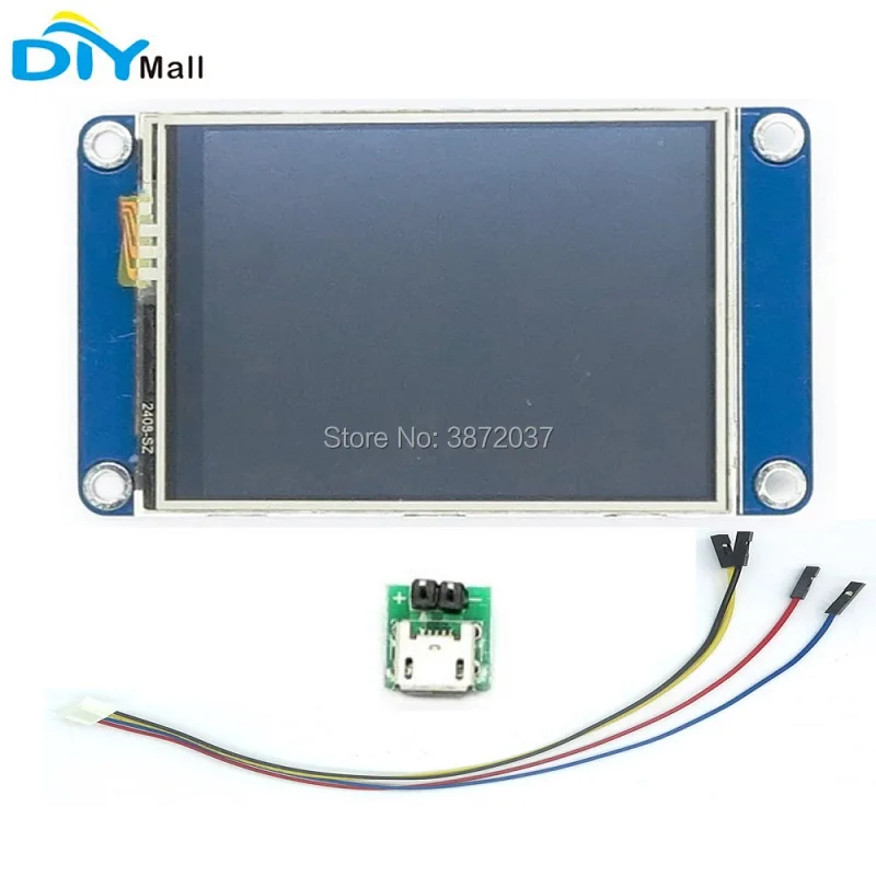 Резистивный сенсорный экран Nextion 2 4 дюйма TFT 320x240 NX3224T024 HMI UART модуль смарт дисплея
