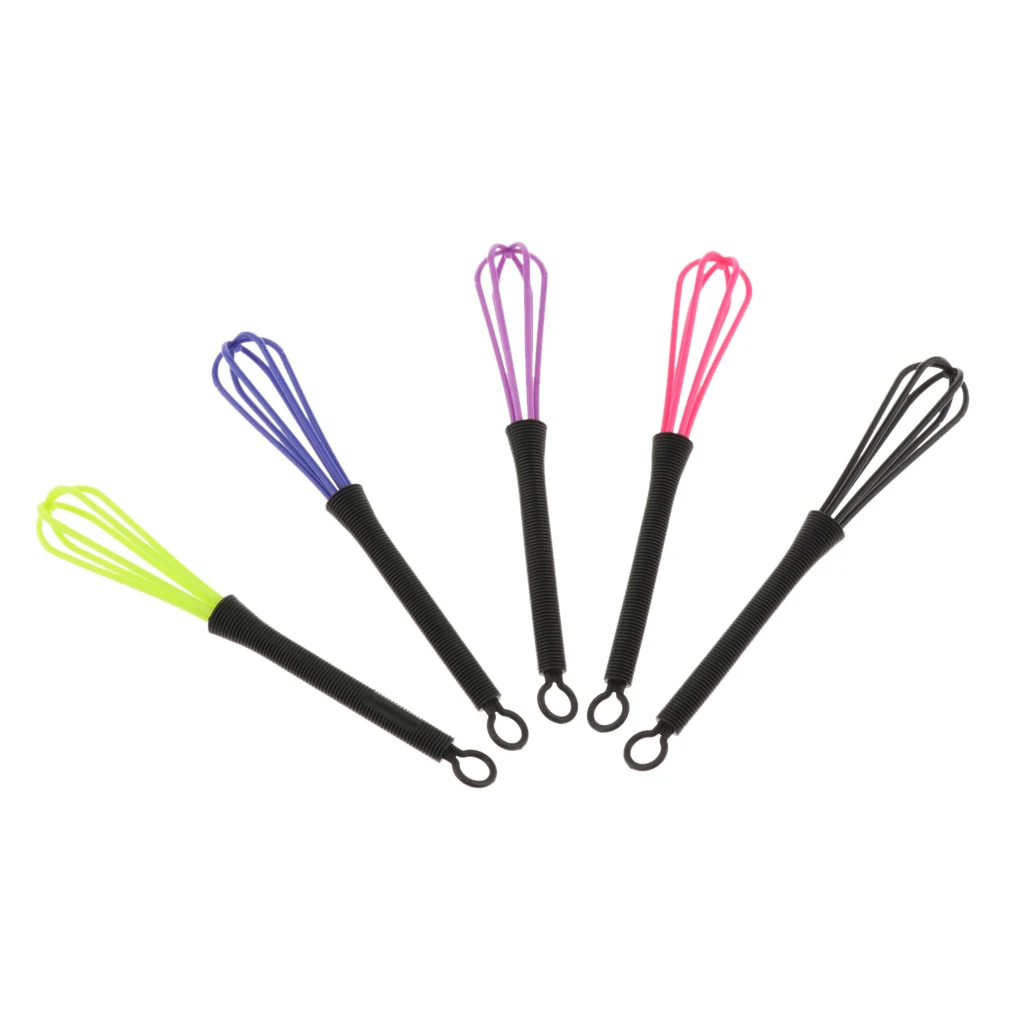 5x Plastic Salon Hairdressing Dye Whisk Balloon Whip Mixer Stirrer Hair Color Dye Cream Mixer Tool at Home