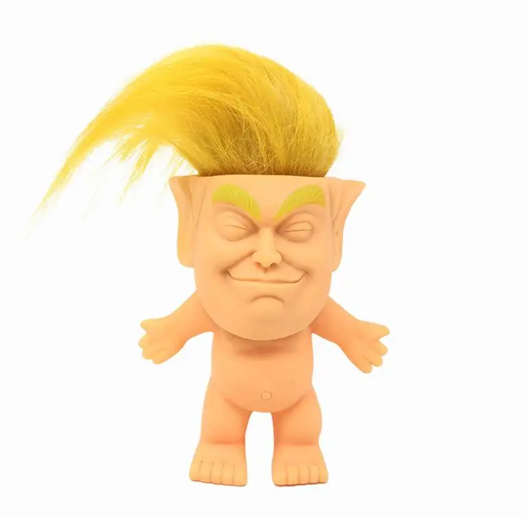 Фигурка Тролля Дональда Трампа забавная креативная игрушка крутая кукла с фадди стрижка Декор забавная шутка реквизит подарок сжимаемая игрушка сброса давления