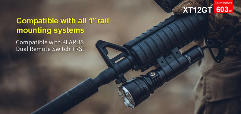 Магнитный зарядный фонарь KLARUS XT12GT CREE светодиодный XHP35 HI D4 светодиодный тактический фонарь с расширенным радиусом действия с оригинальным аккумулятором 3600 мАч