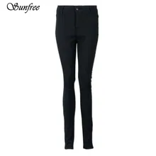Sunfree 2016 New Women Pencil Stretch Casual Denim Skinny Jeans Pants High Waist Trousers Brand New