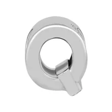 Модные стерлингового серебра 925 серебряная буква T бусины Цифры Подвески Argent DIY ювелирных изделий Подходит европейские браслеты Berloque