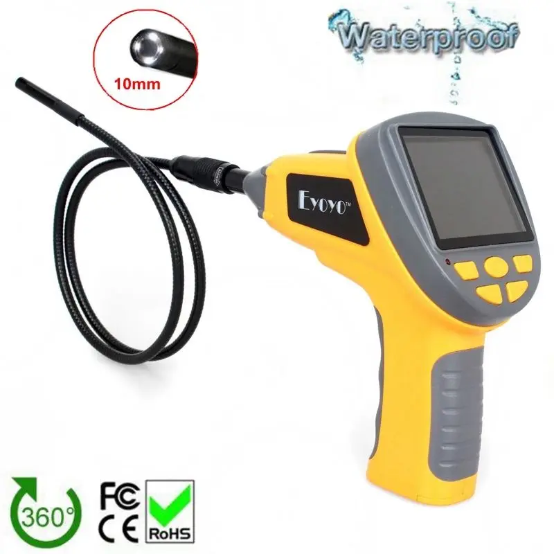 

EYOYO 3.5"LCD 4 LEDs Industrial Video Inspection Endoscope 10mm Camera Borescope