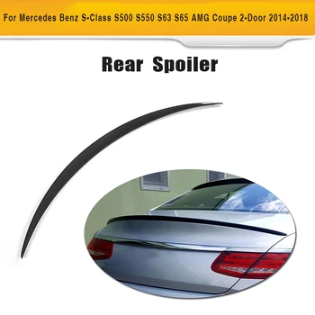 

Carbon Fiber Rear Lip Spoiler Window Wing For Mercedes-Benz W222 S Class S500 S550 S63 S65 AMG Coupe 2D 2014 - 2018 FRP