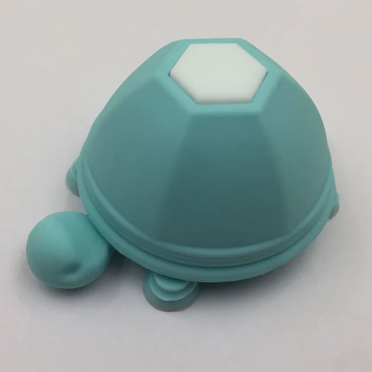 10 шт. маленькая модель черепахи наушники кабель для наушников силиконовая присоска шнур держатель для Iphone samsung держатель телефона Подставка - Цвет: Синий