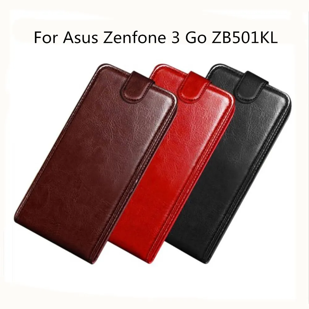 Роскошный чехол из искусственной кожи для Asus Zenfone 3 Go ZB501KL A007 откидной Чехол Live ZB 501