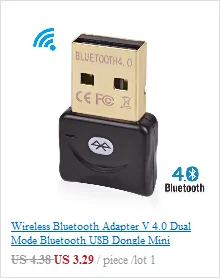 Mini USB Bluetooth адаптер в 4,0 Двойной режим Adaptador Bluetooth Dongle Беспроводной приемник Bluetooth адаптер для компьютера Win7/8/10