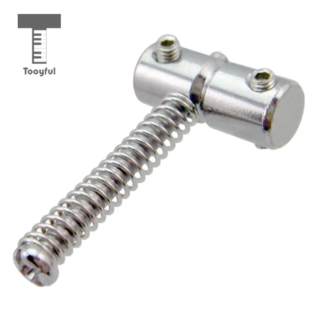 Tooyful 4x Electric Bass Fixing String Bridge Saddle Zinc Alloy for Replacement Parts