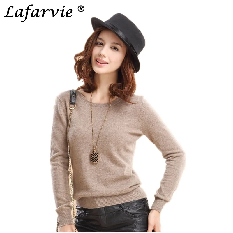 

Autumn&Winter Cashmere Sweater Women Solid Pullovers O-Neck Knitted Soft Warm Cashmere Pullover Female Fashion High Qaultiy