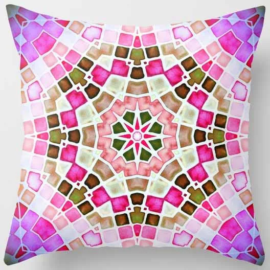 

Hot sale many kinds of flowers creative picture Pillow case boys girls weeping pillow cover size 45*45cm