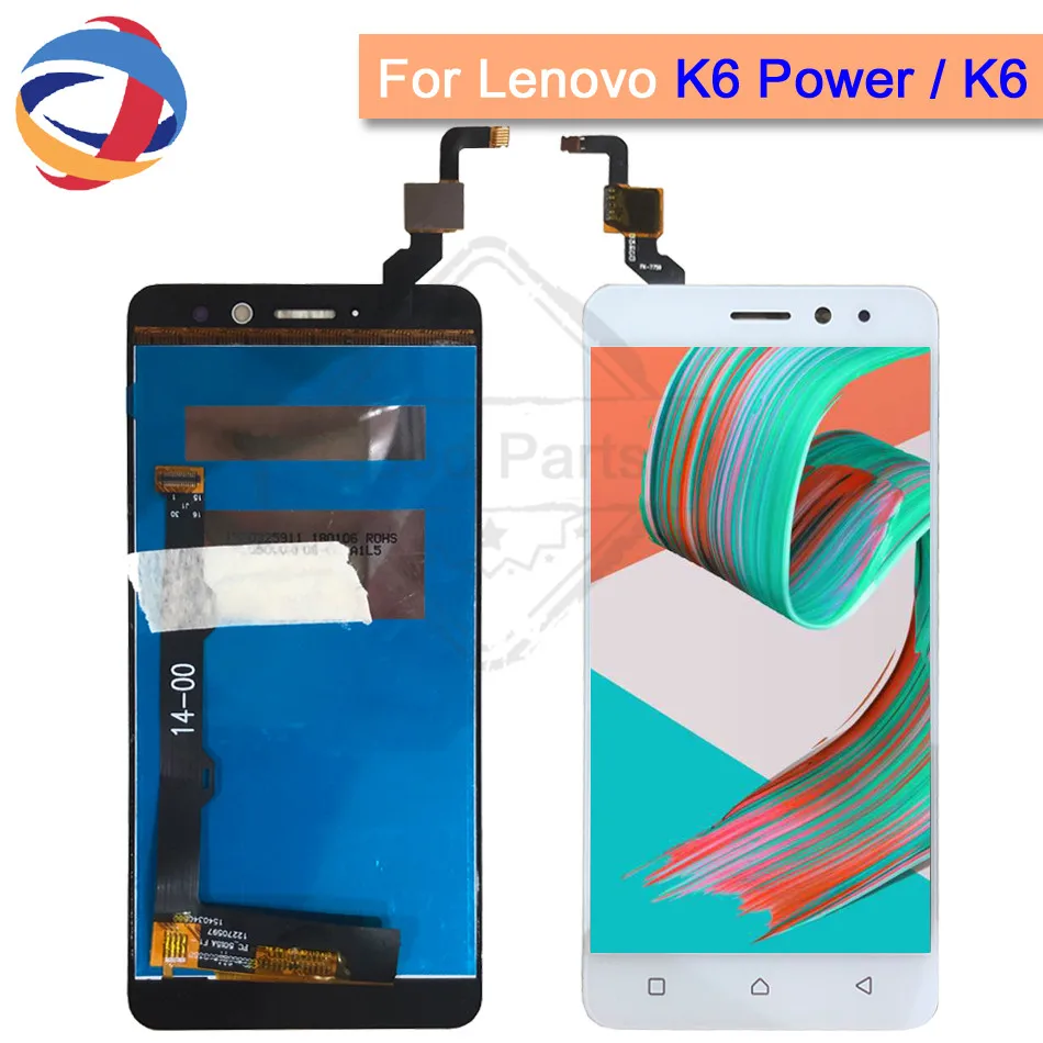 

NEW 5.0"For Lenovo K6 Power LCD With Frame LCD Display Touch Screen Digitizer Assembly K33a42 k33a48 K6 Power Replacement Black