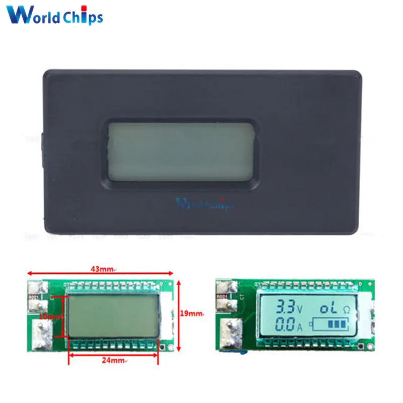 

18650 Battery Lithium Li-ion Tester Capacity Current Voltage Detector LCD Meter High Quality