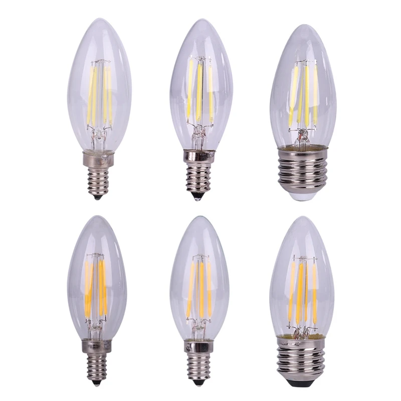 

Antique style light bulbs Tungsten vintage Edison lamp G35 Warm White E12 E14 E27 220V Halogen Bulbs Lighting