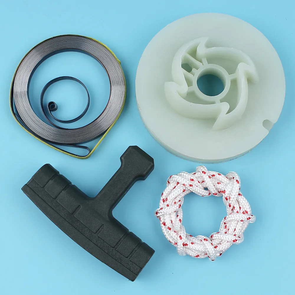

Recoil Starter Pulley Spring Handle Grip Rope Kit For Husqvarna 362 365 371 372 Chainsaw #503859601