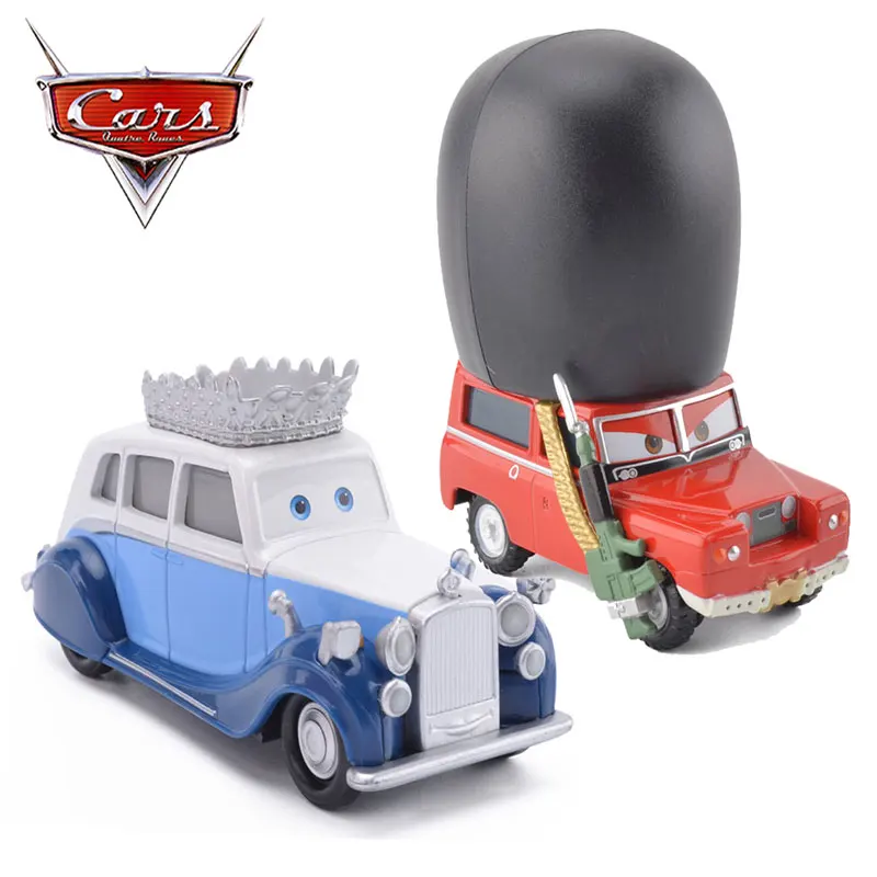 Disney Pixar Cars 2 3 королевские красные и защитные 1:55 из металлического сплава литые