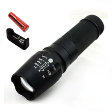CREE XM L2 LED Flashlight High Lumens Torch lampe torche Linternas Bright Flash Light Lamp Protable + 18650 battery + AC charger