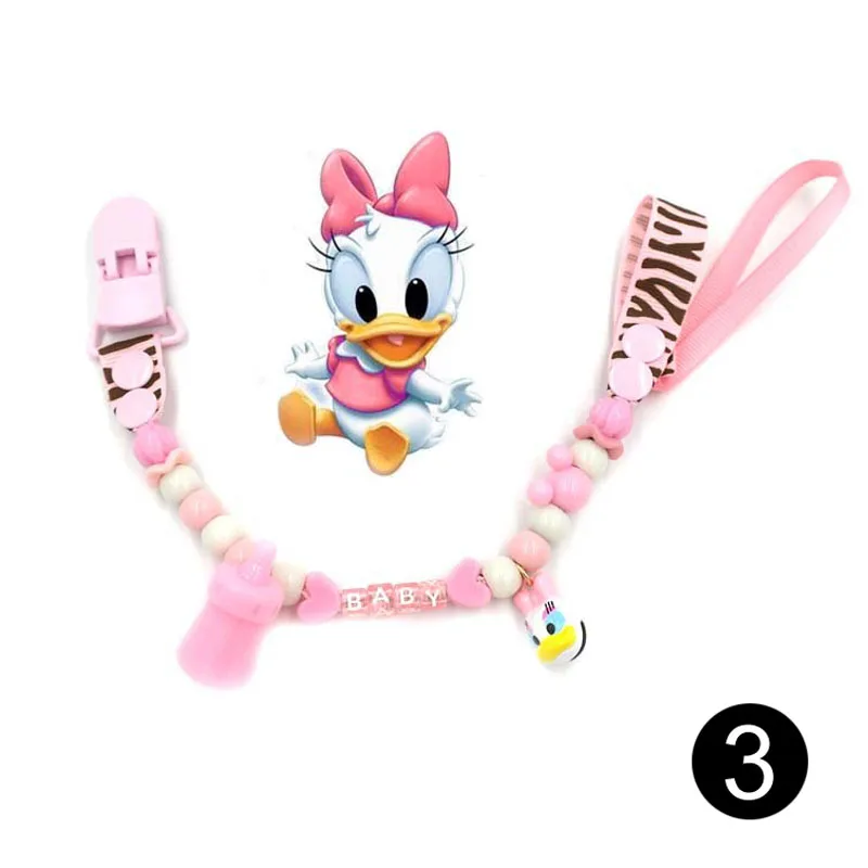 Bell Cartoon pacifier chain Baby Pacifier Clip for Nipples Cute Infant Teeth Dummy Chain for Children Baby Pacifier Clip B0650