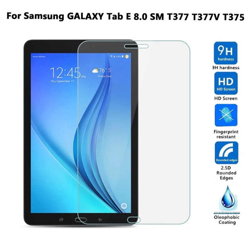 Закаленное стекло для Samsung Galaxy Tab E 8,0 дюймов T377V T375P T377 T375 защита экрана планшета Flim сумка чехол