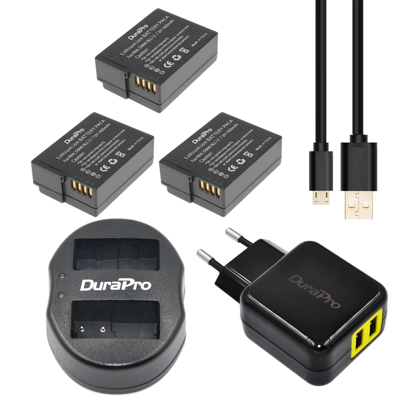 Batteria E Caricabatterie Dual USB Per Panasonic Lumix - Compatibile Con GH2, FZ330, FZ1000, Leica - Foto 2