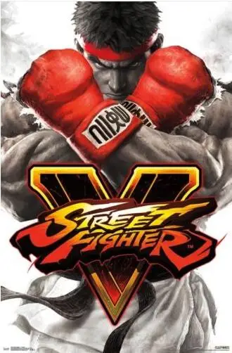 

STREET FIGHTER V - KEY ART SILK POSTER Decorative painting 24x36inch