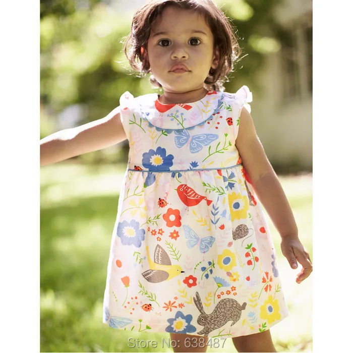 

New 2019 Baby Girls Dress Quality Brand 100% Cotton Dress Summer Children Clothing Bebe Kids Casual Dress Baby Girl Clothes Kids