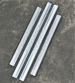 

High quality stainless steel inside external Scuff Plate/Door Sill Protector Sticker For 2004-2013 Volkswagen Touran(8pc)
