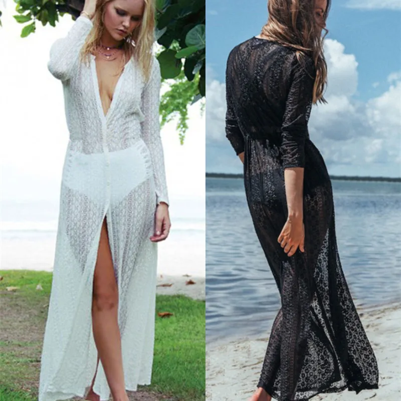 

Tunic Women's Summer Bathing Suits Bikinis Capes Beach Dresses Tunics Female Cover-Ups Biquini Swimsuits Cover Up Pareo