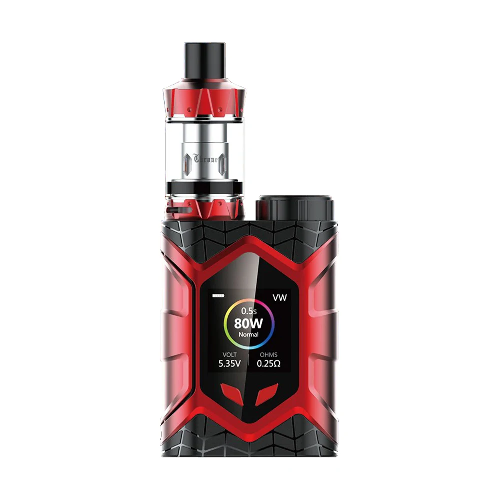 Clearence Оригинал Vaptio Wall Crawler 80 Вт TC Kit Wi/2 мл Throne Tank и 1 3 дюймовый цветной TFT дисплей
