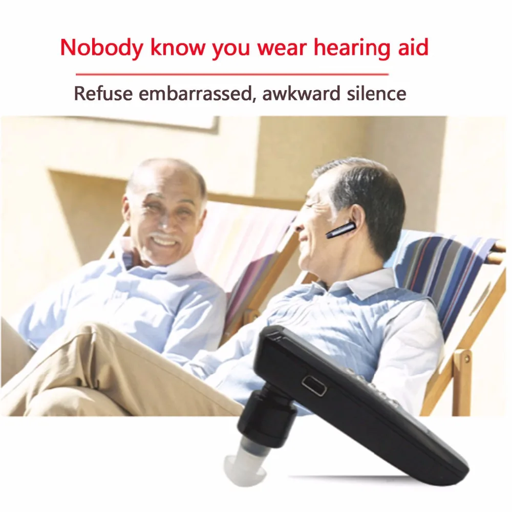 Bluetooth Hearing Aid Ear Hearing Machine Amplifier Wireless Hearing S-101Listening Device Micro He