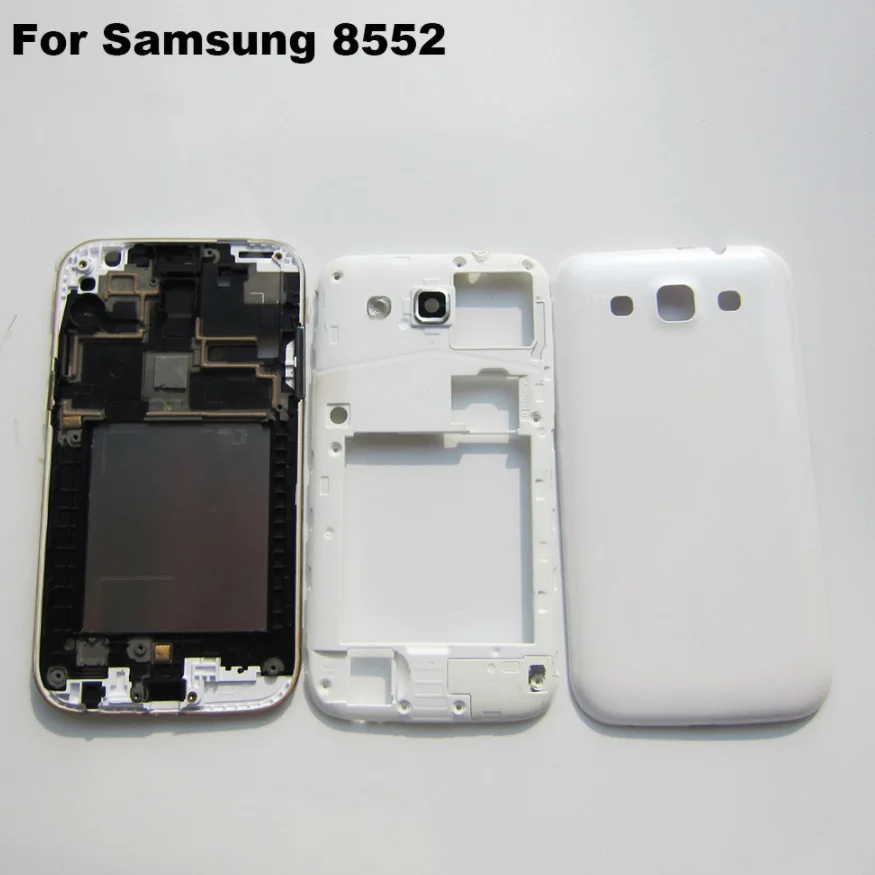 

For Samsung Galaxy Win GT-i8552 GT-i8550 Middle Frame Repair +Touchscreen Front Glass Lens + Back Case on i8552 i8550 8552 8550