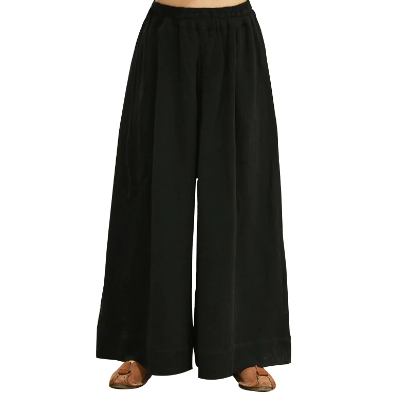 Casual Blue Mujer Retro Black Más wine Algodón Tamaño Red Pantalones Cintura Ocasionales Largo navy Mujeres Femeninos Elástico Mobtrs FBxAqZpfpn