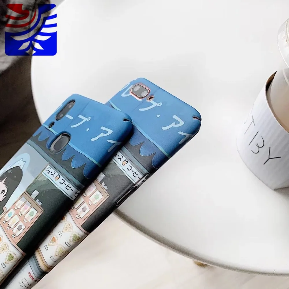 PEIPENG Anime cartoon girl scrub Hard shell For iPhone 7 7Plus 6 6S 6Plus 8 8Plus X XR XS Max TPU Anti-fall lovely Phone Case11