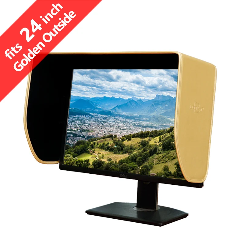 

iLooker 24G 24 inch Golden Edition LCD LED Video Monitor Hood Sunshade Sunhood for Dell HP Viewsonic Philips Samsung LG ASUS