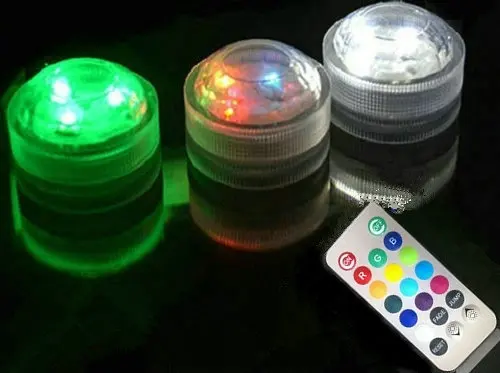 Погружная чайная лампа Floralyte 36 шт./лот 3528smd лампа-свеча с изменением цвета пультом