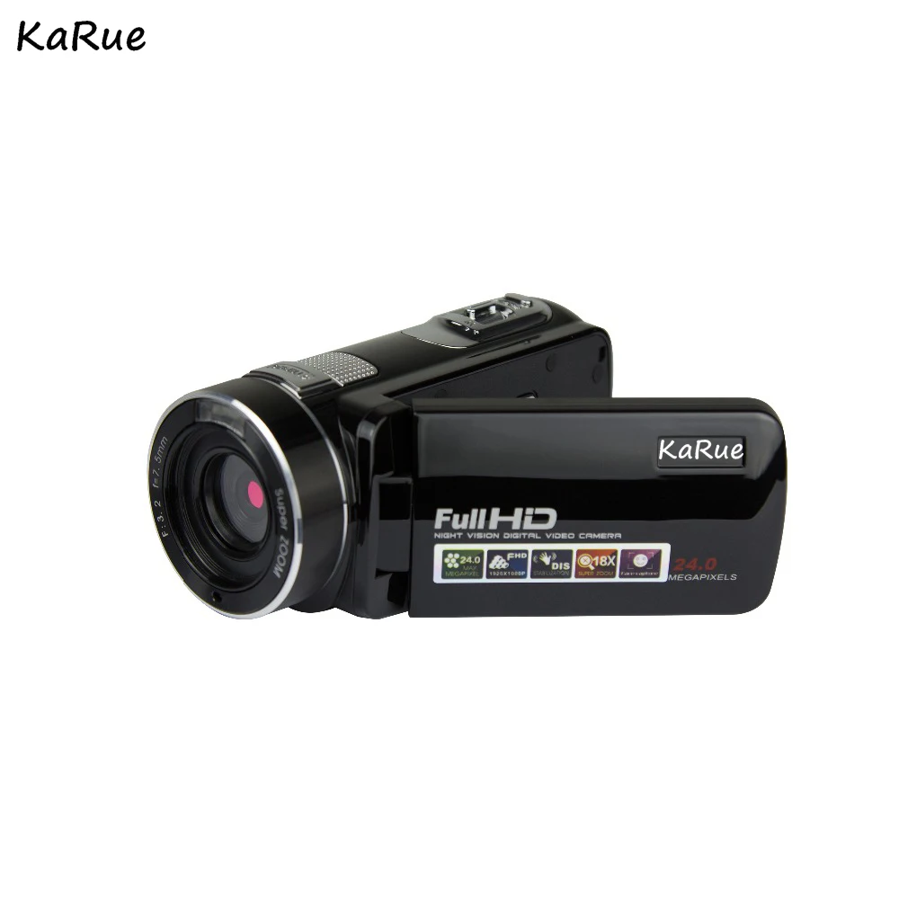 Karue HD 302 цифровой видеорегистратор ночное видение съемка HDV видеокамера Макс 24 МП