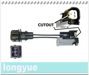 

20pcs Fuel Injector Adapter EV6 to EV1 Accepts Short Injectors 8cm wire