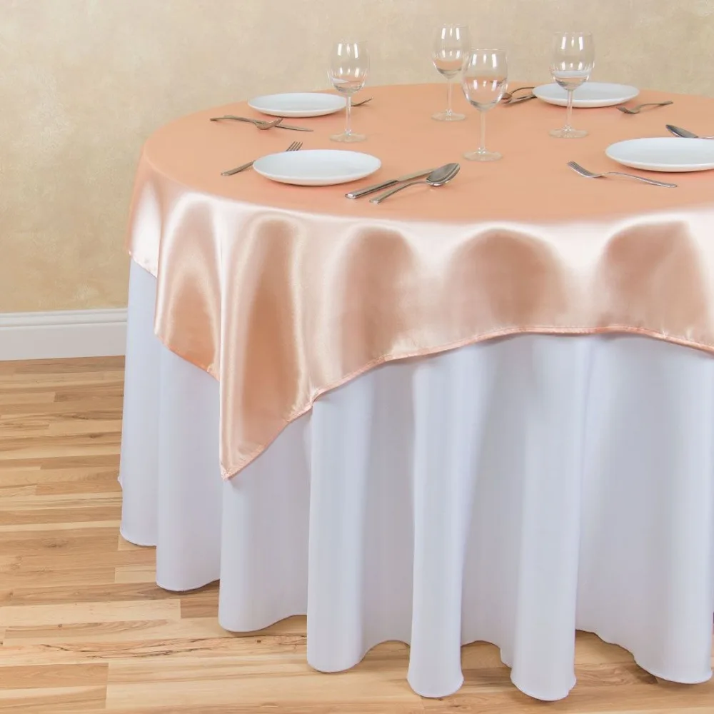 Aliexpresscom Buy 10Pcs 7272 Peach Square Table Overlay For