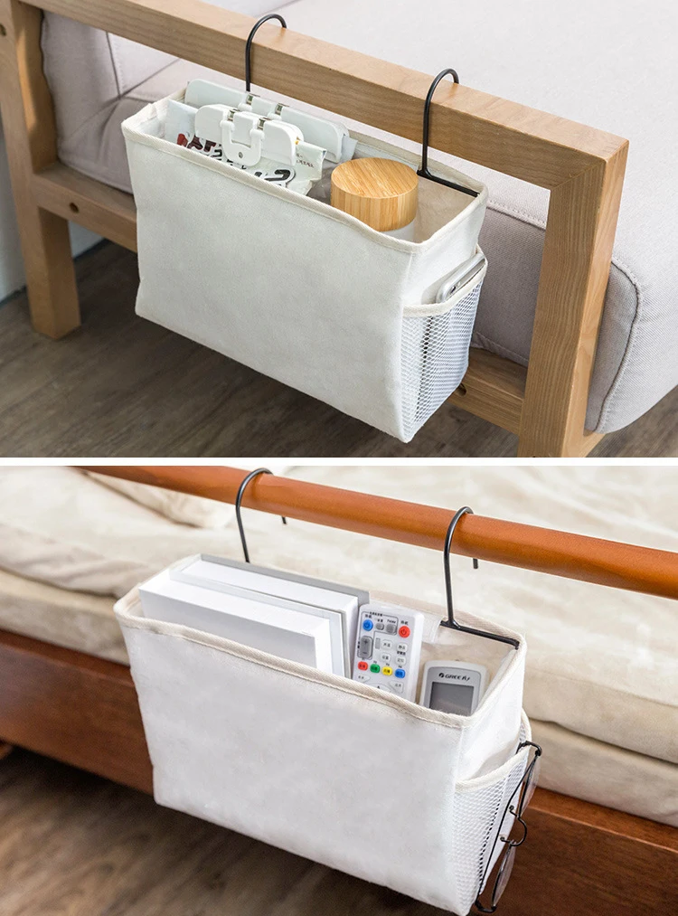 Canvas-Hanging-Organizer-Hotel-Dormitory-Bed-Sofa-Side-Storage-Bag-Home-Office-Desk-Table-Small-Stuff-Holder-Organiser-Basket-08