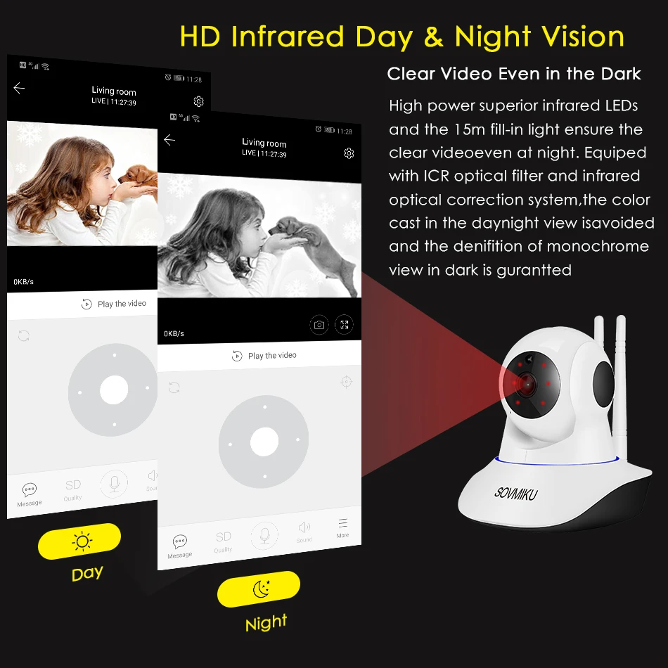 Беспроводная IP камера видеонаблюдения 1080P 720P|surveillance wifi|camera surveillance wifinight vision cctv |