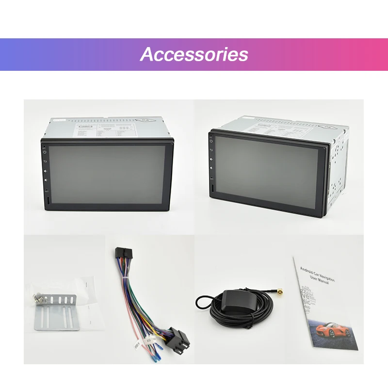 Top AUTOTOP 7" 2 din android 9.0 Car Multimedia Player for Hyundai,Mazda,Toyota,Suzuki with Bluetooth Radio RDS 4G Wifi,SWC,No DVD 5