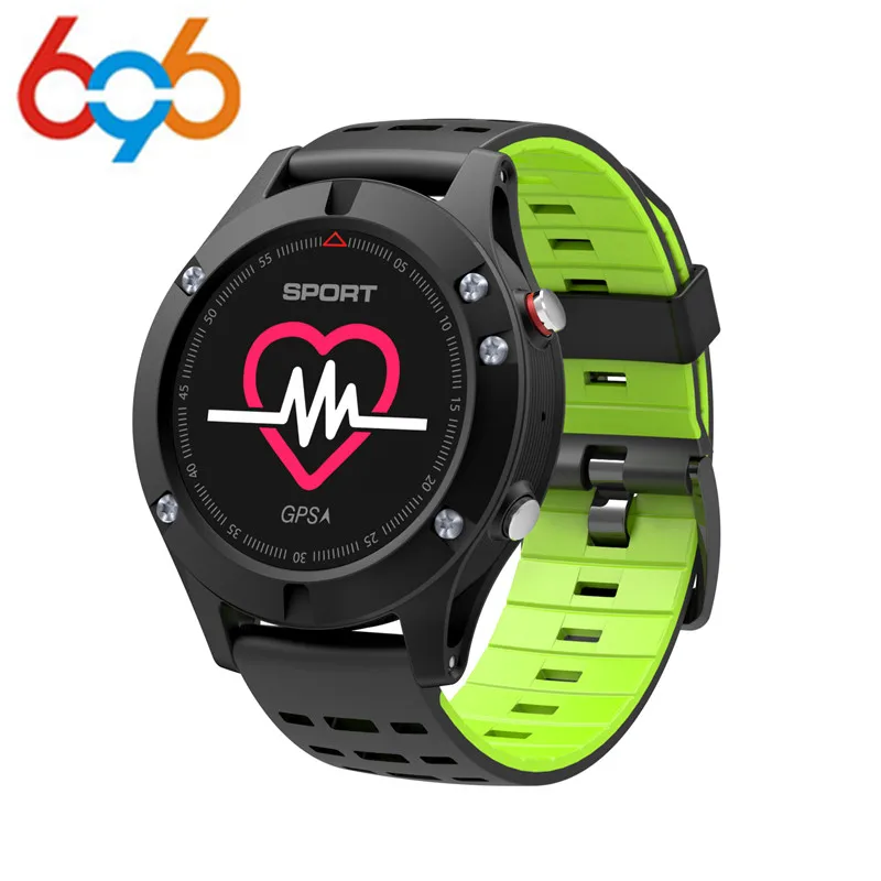 

696 No.1 F5 GPS Smart Sport Watch Altimeter Barometer Thermometer Bluetooth 4.2 Smartwatch Wearable devices for iOS Android Phon
